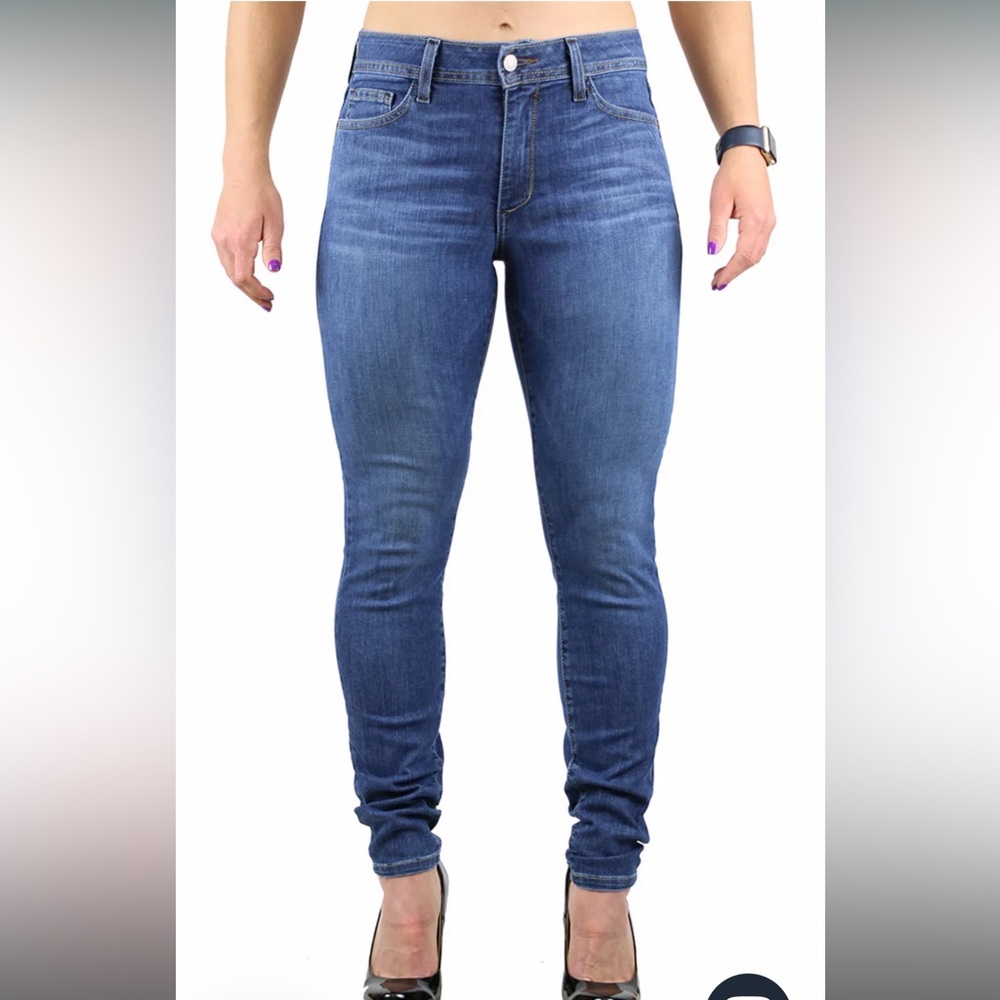 Fran Denim Nicole HR jeans size 28. Medium stone wash. Worn 2x